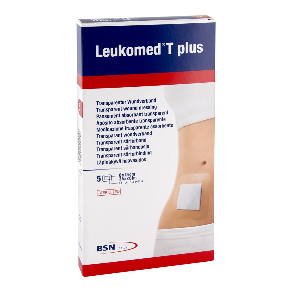 BSN medical GmbH Leukomed transparent plus sterile Pflaster 8x15 cm 01051212