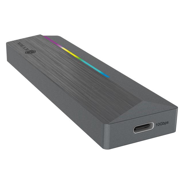 Icy Box IB-1826MCL-CU31 M.2 SSD Gehäuse USB-C 10Gbps (M.2) (IB-1826MCL-CU31)