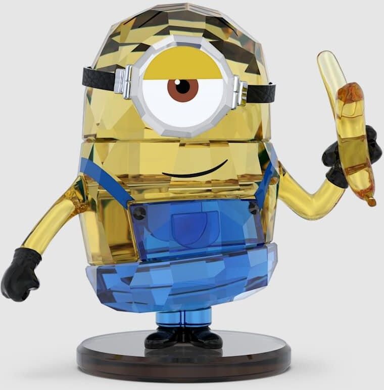 Swarovski Figura decorativa Minions Stuart. Amarillo