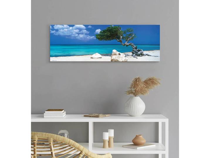 Wandbild Divi Divi Baum 90 x 30 x 2cm