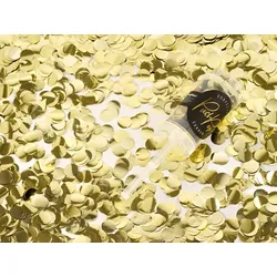 PartyDeco Mini Konfetti Kanone Push Pop gold