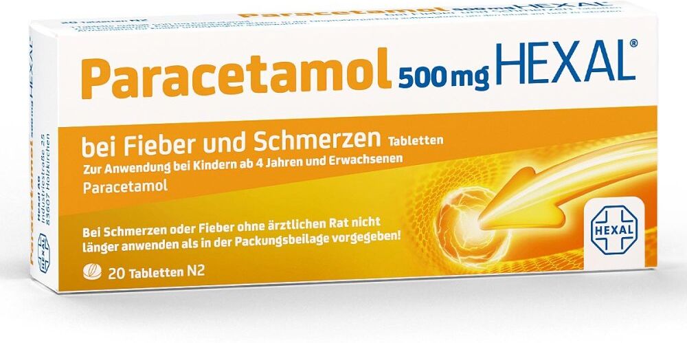 Paracetamol HEXAL Paracetamol 500 mg HEXAL® bei Fieber und Schmerzen