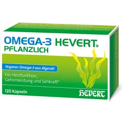 Omega-3 Hevert Pflanzlich Weichkapseln 120 St