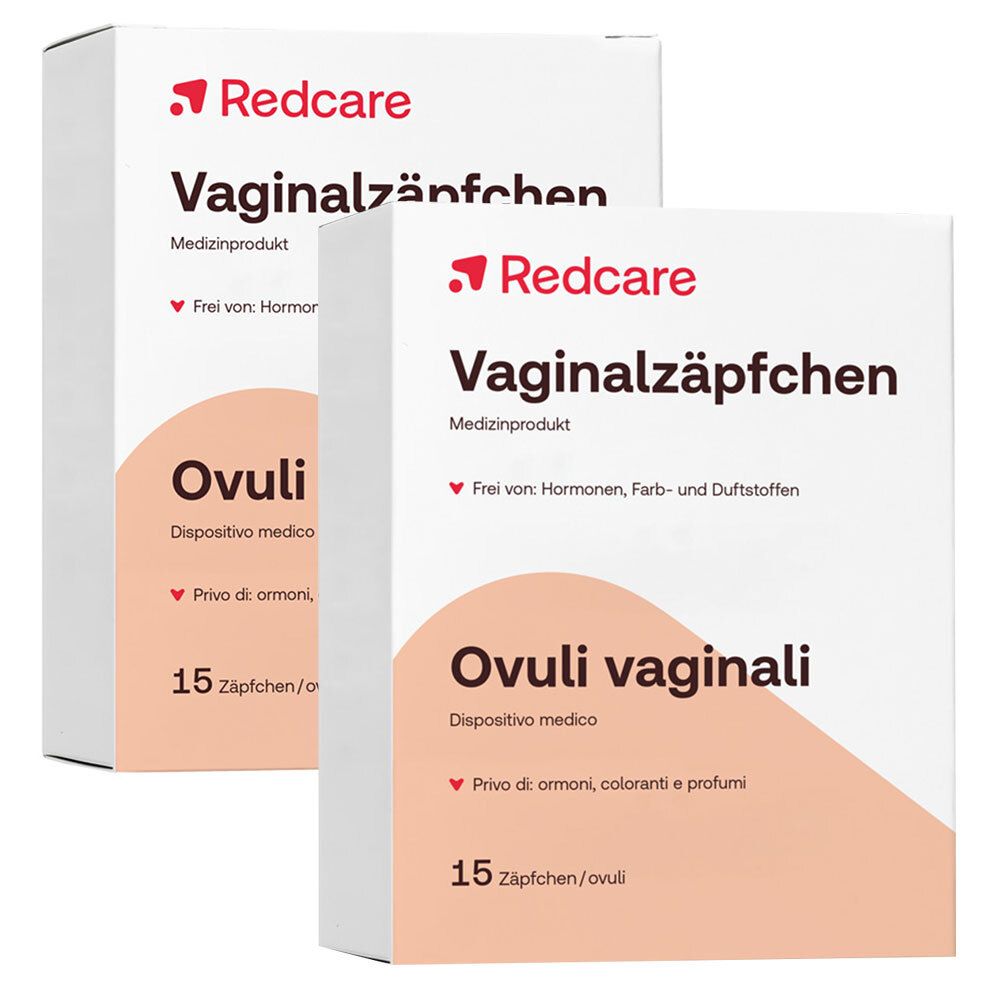 Redcare Vaginalzäpfchen 2x15 St Vaginalsuppositorien