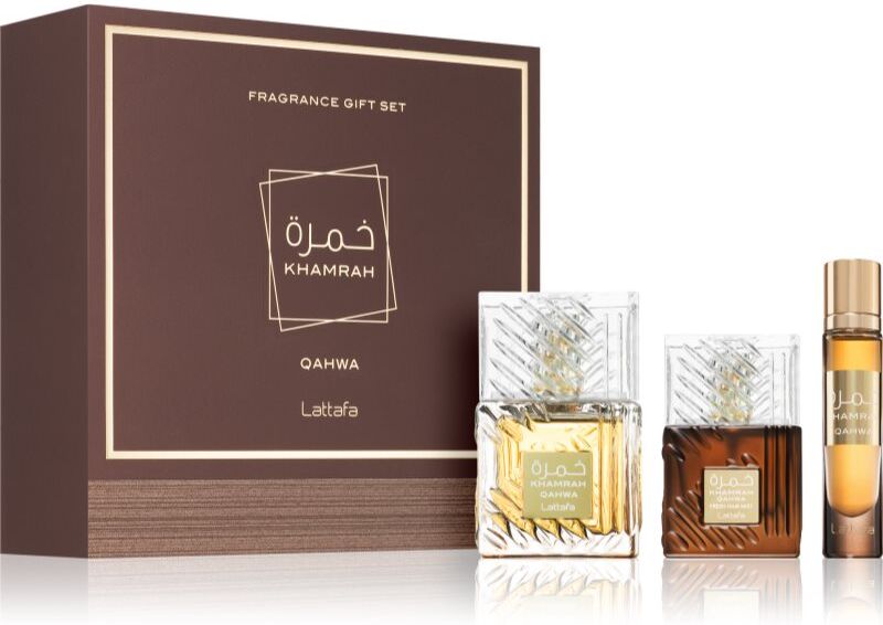 Lattafa Khamrah Qahwa Gift Set unisex 1 pc