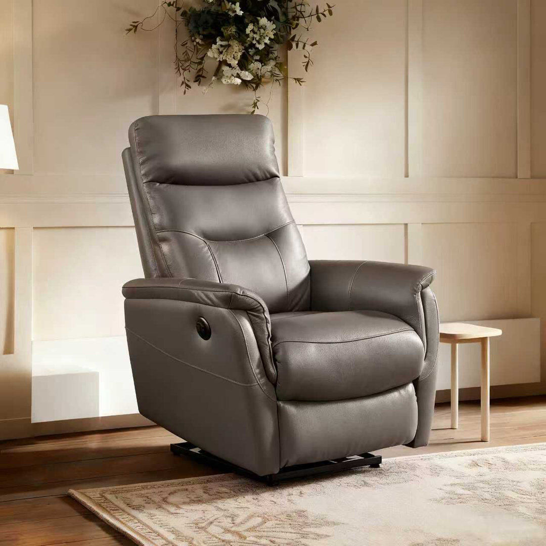 Ebern Designs Ellexus 77cm Wide Standard Recliner Gray 103cm H X 77cm W
