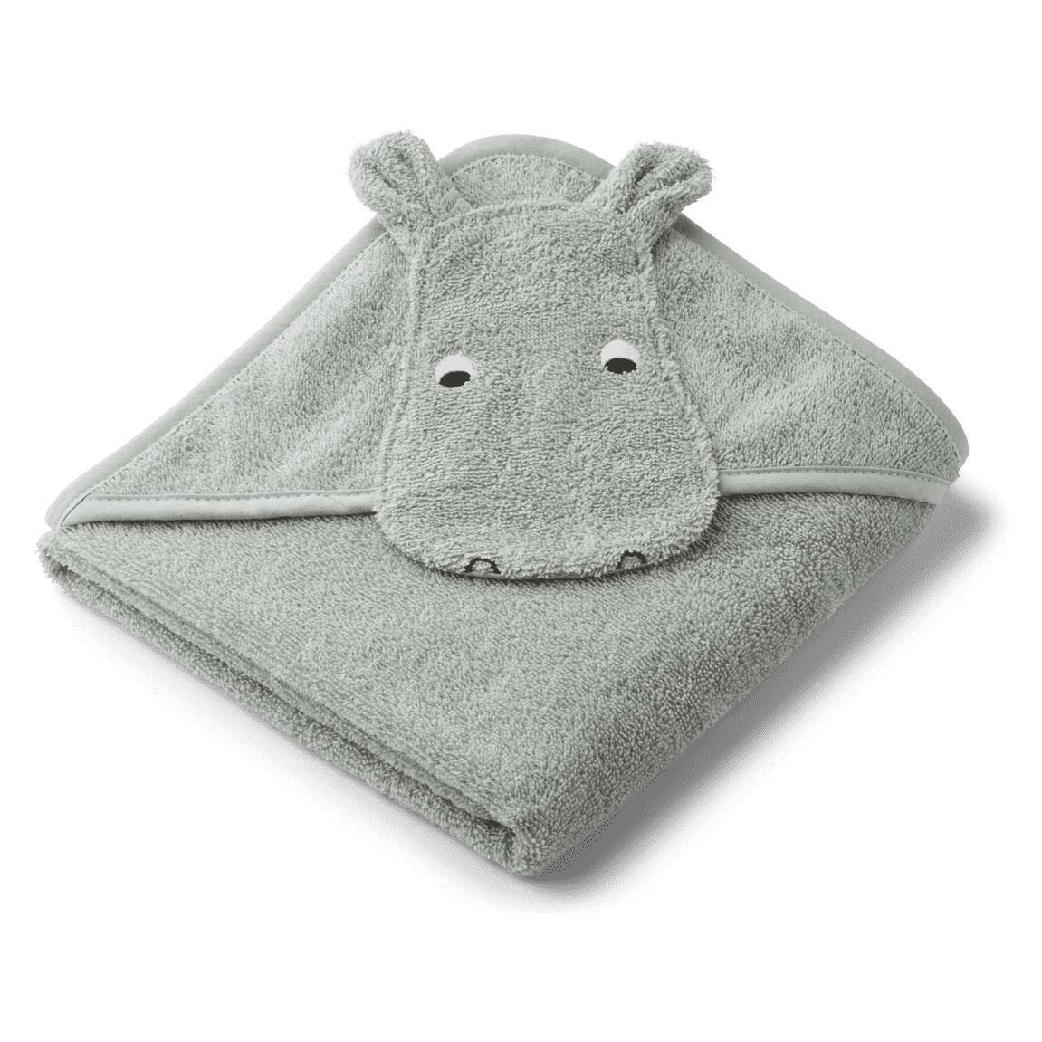 Liewood Albert KaputzenBadetuch Hippo Dove (70 x 70 cm) (LW14757-6965)