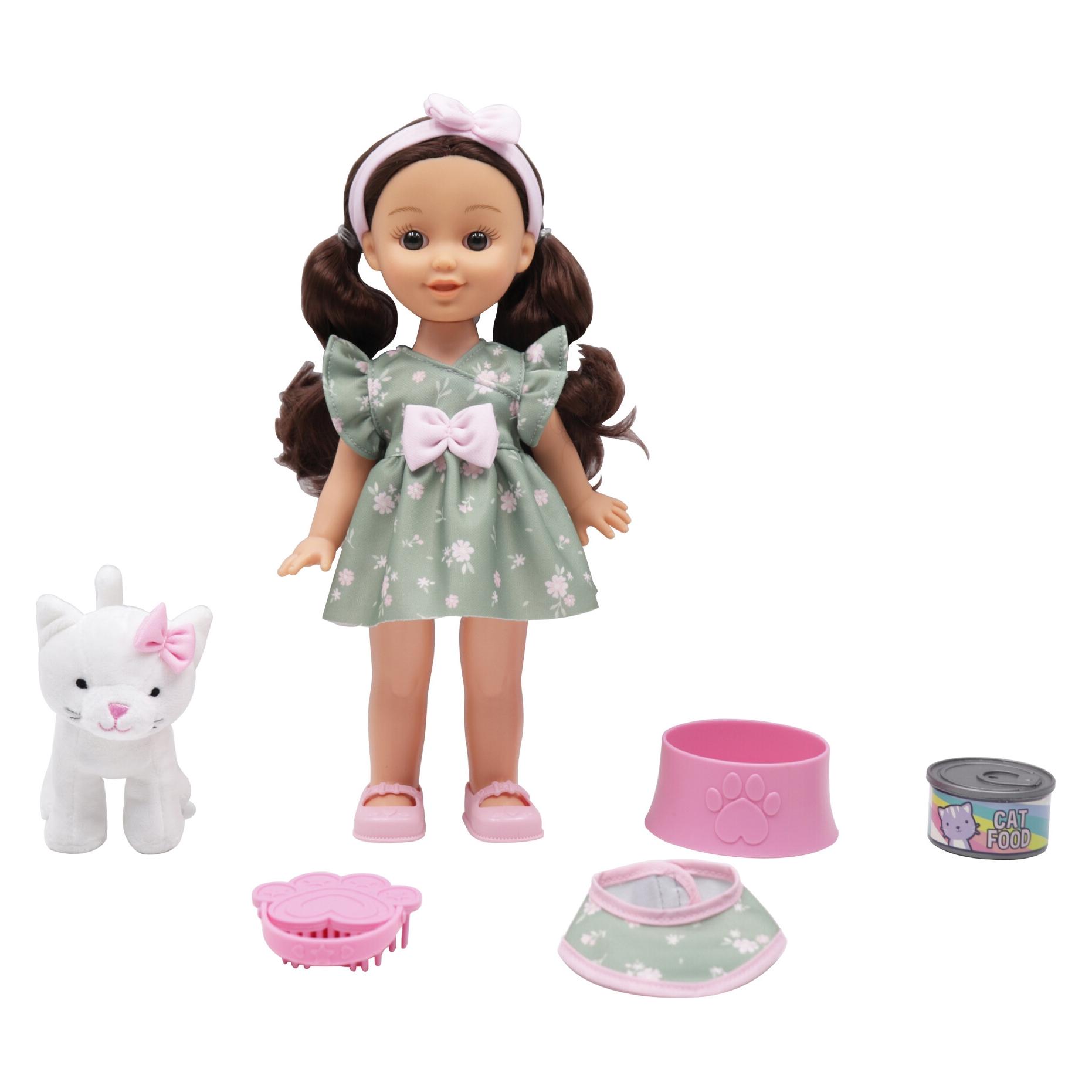 happytoys Happy Friend Doll 30cm with pet and accessories, asst. (AMOS504242)