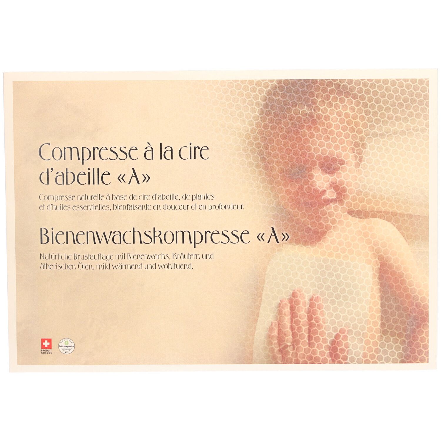 Hopisana Bienenwachskompresse A akuter Hust 2 Stk St Kompresse