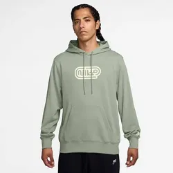 NIKE Herren Shirt Nike Club Men's Pull-Over French Te, Größe XXL in Grün Grün