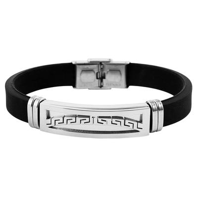 Armband ADELIA´S "Armband aus Silikon 21 cm", schwarz, Armbänder, Damen, 21cm, Synthetik, Armband, Geschenkidee: zeitlos und vielseitig