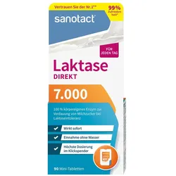 sanotact Laktase 7.000 Mini-Tabletten 90 St