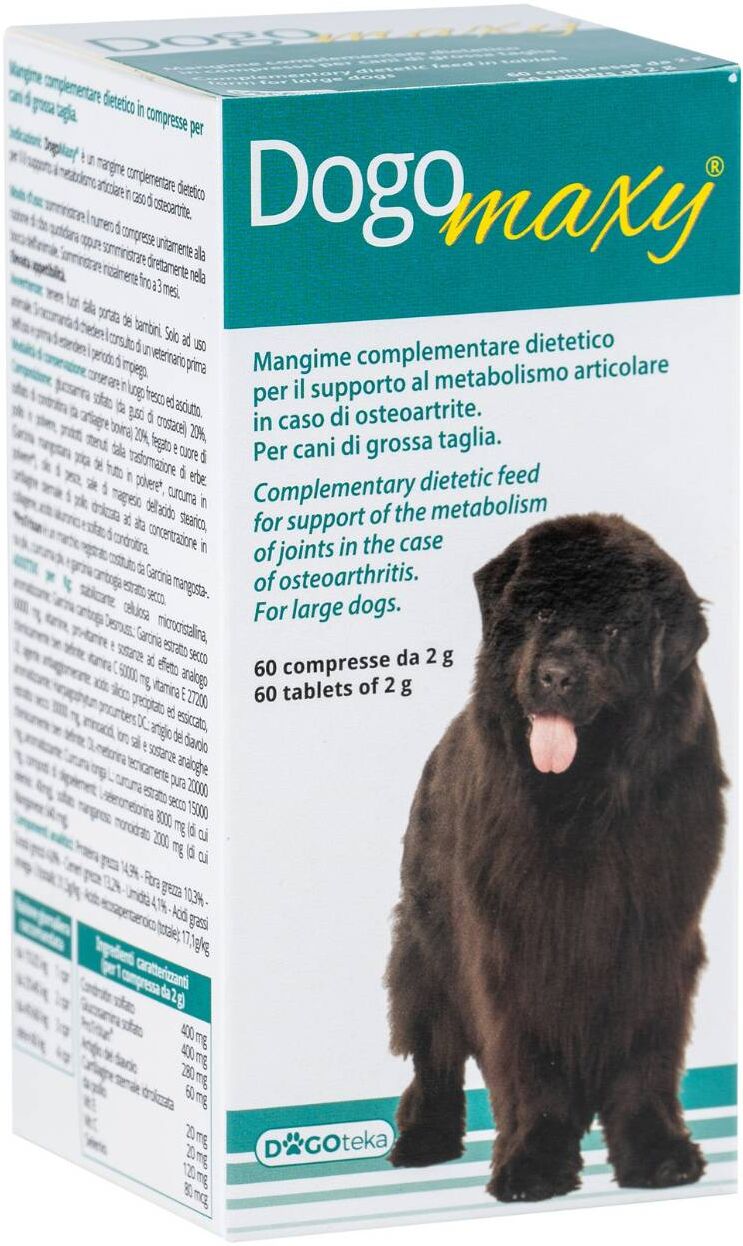 Dogoteka Dogomaxy 60 Compresse – Integratore Articolazioni per Cani di Grossa Taglia