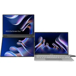 ASUS ZenScreen Duo MB14FCD 360 Foldable (1920 x 1200 Pixel, 14"), Monitor, Schwarz