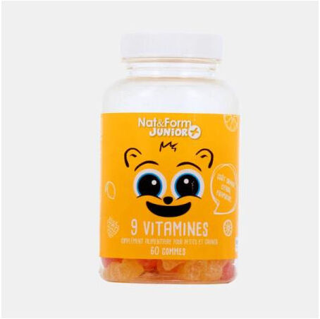 NAT&form SUPER URSINHOS 9 VITAMINAS 60 GOMAS