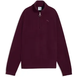 PUMA HER Standard Winterized 1/2-Zip Sweatshirt Damen 24 - ruby noir XL