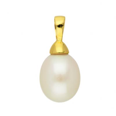 Kettenanhänger ADELIA´S "Perlenanhänger 333 Gold ( 8K )", gold, Schmuckanhänger, Damen, Gold, Kettenanhänger, Goldanhänger Perle