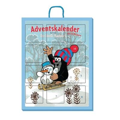 TRÖTSCH - Adventskalender 'Der kleine Maulwurf' | Weihnachtskalender mit 24 Beschäftigungsbüchern