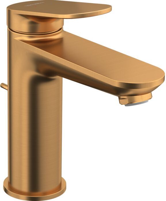Duravit M Wave Waschtischarmatur WA1020001004 Ausladung 122mm, mit Zugstangen-Ablaufgarnitur, Bronze gebürstet