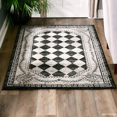 MDA Rugs Glamour Collection Polypropylene Area Rug