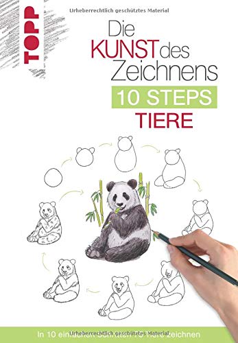 Heather Kilgour - Die Kunst des Zeichnens 10 Steps - Tiere: In 10 einfachen Schritten 75 Tiere zeichnen - Preis vom 10.10.2026 11:48:34 h