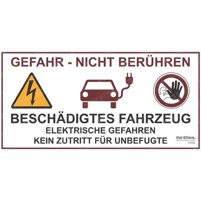 SWSTAHL Warnschild 07330l
