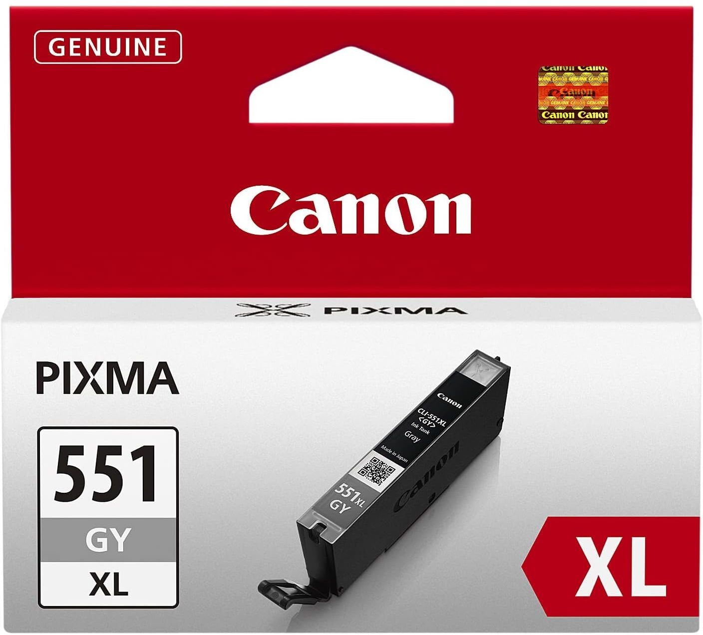 Canon Original CLI‑551XL High Capacity Ink Cartridge – Grey