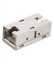 ROLINE RJ45-Kupplung geschirmt Kat.6A/Kl.EA Metallgehäuse (21.17.3097)