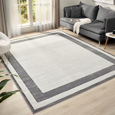 KALATY Lumina Modern Border Area Rug