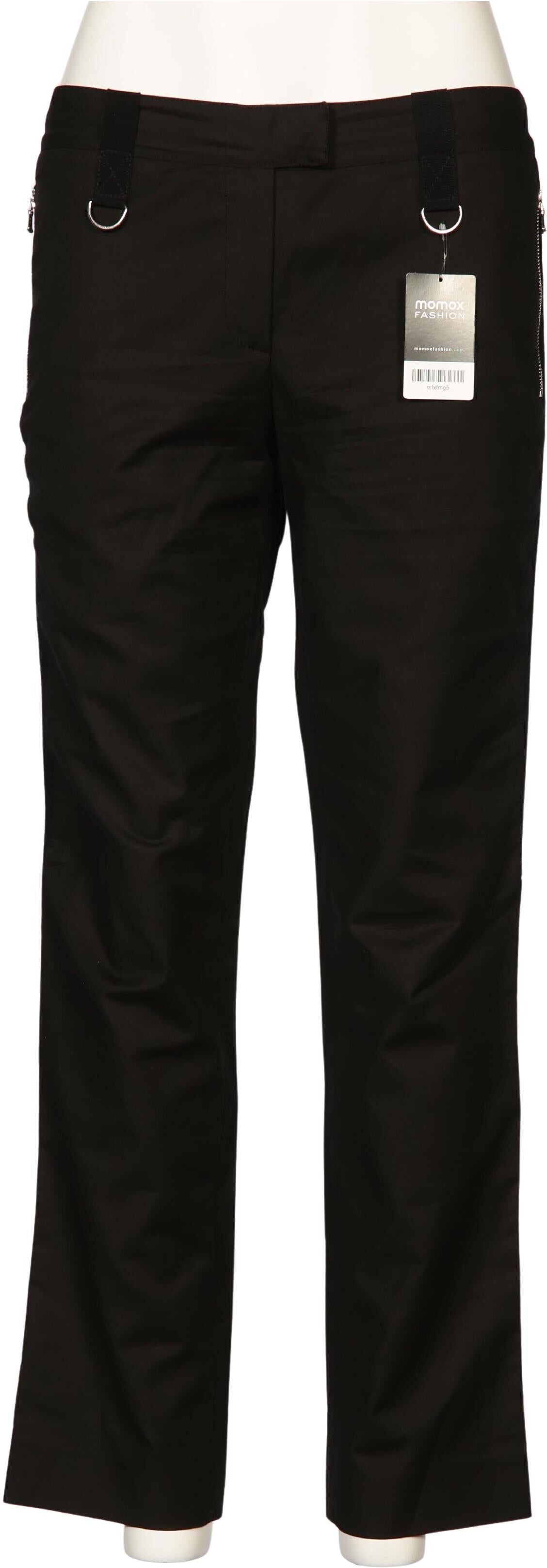 Moschino Cheap AND Chic Damen Stoffhose, Schwarz, Gr. EU 44, Baumwolle - Second Hand