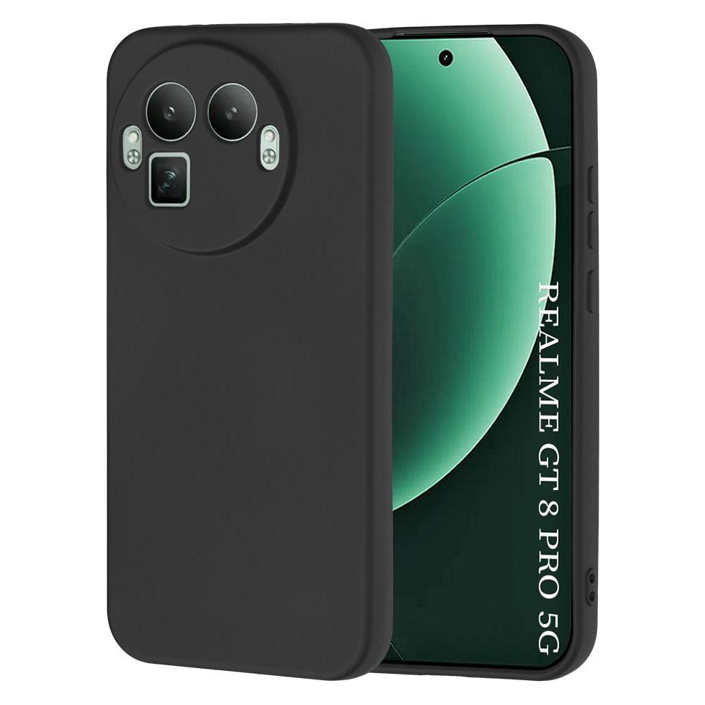 Techsuit - SoftFlex (Round Camera Cutout) - Realme GT 8 Pro - Black (Realme GT 8 Pro) (68668642)