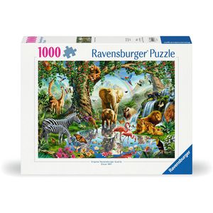 Ravensburger Puzzle 19837, Abenteuer im Dschungel, 1000 Teile, ab 14 Jahre