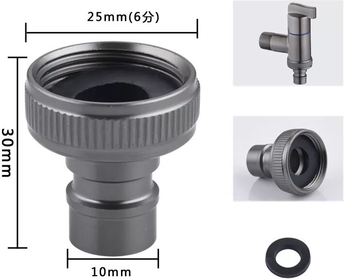 INF Adaptateur de robinet de machine à laver fileté 25 mm
