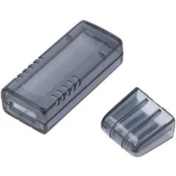MASZCZYK Gehäuse für USB, ABS, geklemmt, transparent abgedunkelt, 20x66x12