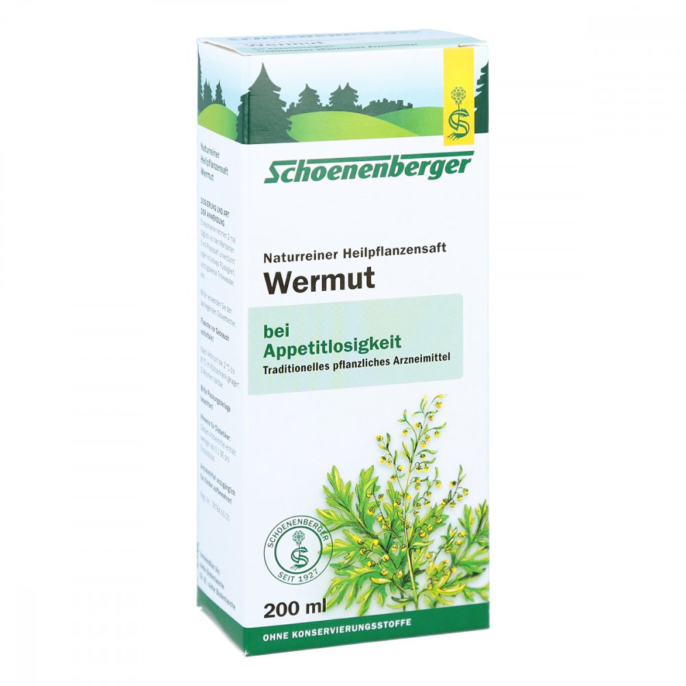 SALUS Pharma GmbH Schoenenberger Naturreiner Heilpflanzensaft Wermut 00692392