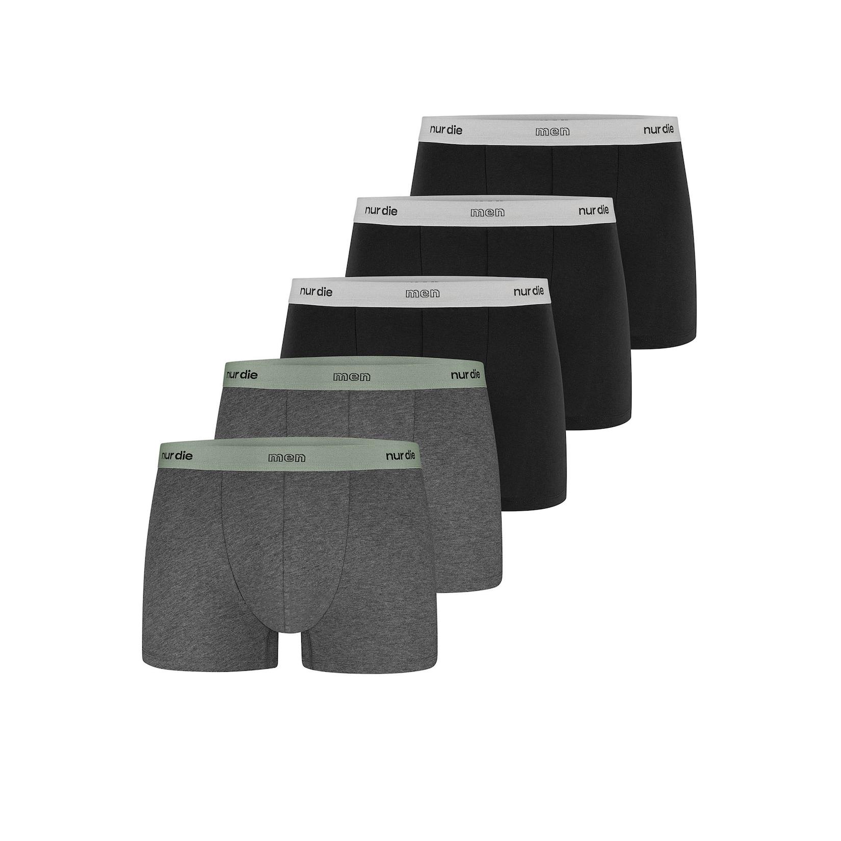 NUR DIE Herren Boxer Organic Cotton 5er Pack