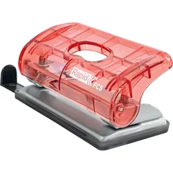 Rapid Minilocher Colour'Breeze FC5 10 Blatt Blister transparent koralle Packung mit 6 Stück