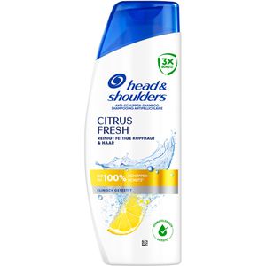 Head&Shoulders Shampoo Citrus Fresh Anti-Schuppen, für jeden Haartyp, bei fettiger und juckender Kopfhaut, 250 ml