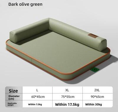 Inspired Finds All Season Waterproof Washable Dog Bed Mat For Medium & Large Dogs green l