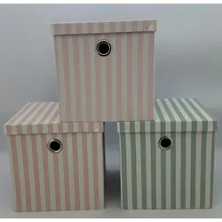 Box STRIPES (BHT 30x30x30 cm) - BHT 30x30x30 cm