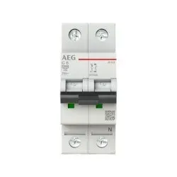 AEG EN101NC06 Leitungsschutzschalter AEG ElfaPlus 10 kA, C-Charakteristik, 6 A, 1P+N 2CDS271188R0064