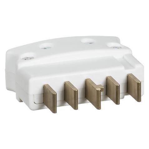 LK Stecker Dänisches Mehrpolsystem3P+0+J gerade16A 440V weiss (210A1051)