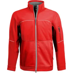 QUALITEX HIGH QUALITY WORKWEAR Softshelljacke RESIST rot Herren: S