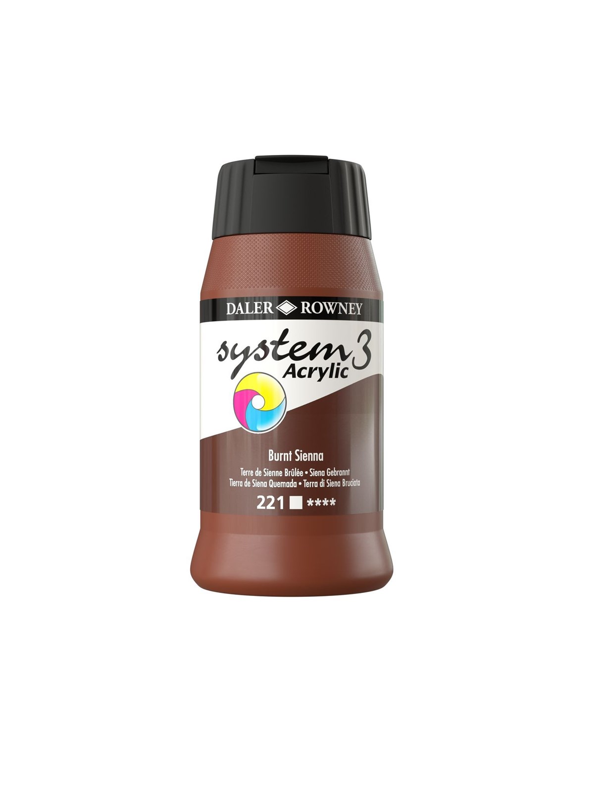 Daler-Rowney System3 500 ml Burnt Sienna