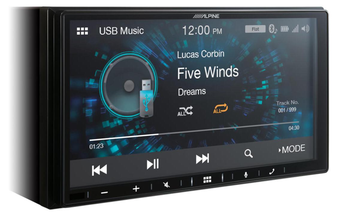 Alpine ILX-W650BT Moniceiver/Multimediastation mit 7-Zoll-Touchscreen