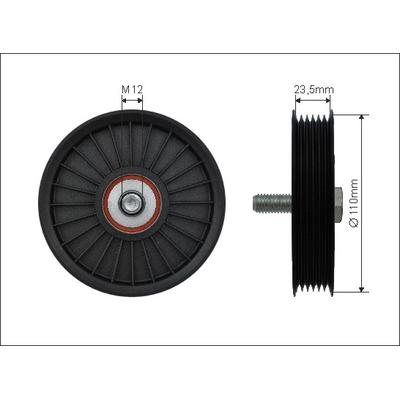 CAFFARO Umlenk-/Führungsrolle, Keilrippenriemen 8800 für CHEVROLET