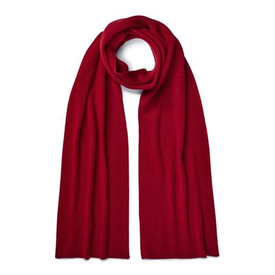 Schal FALKE "FALKE Schal", Damen, Gr. onesize, rot (rot velvet (8264)), Modetücher Schal