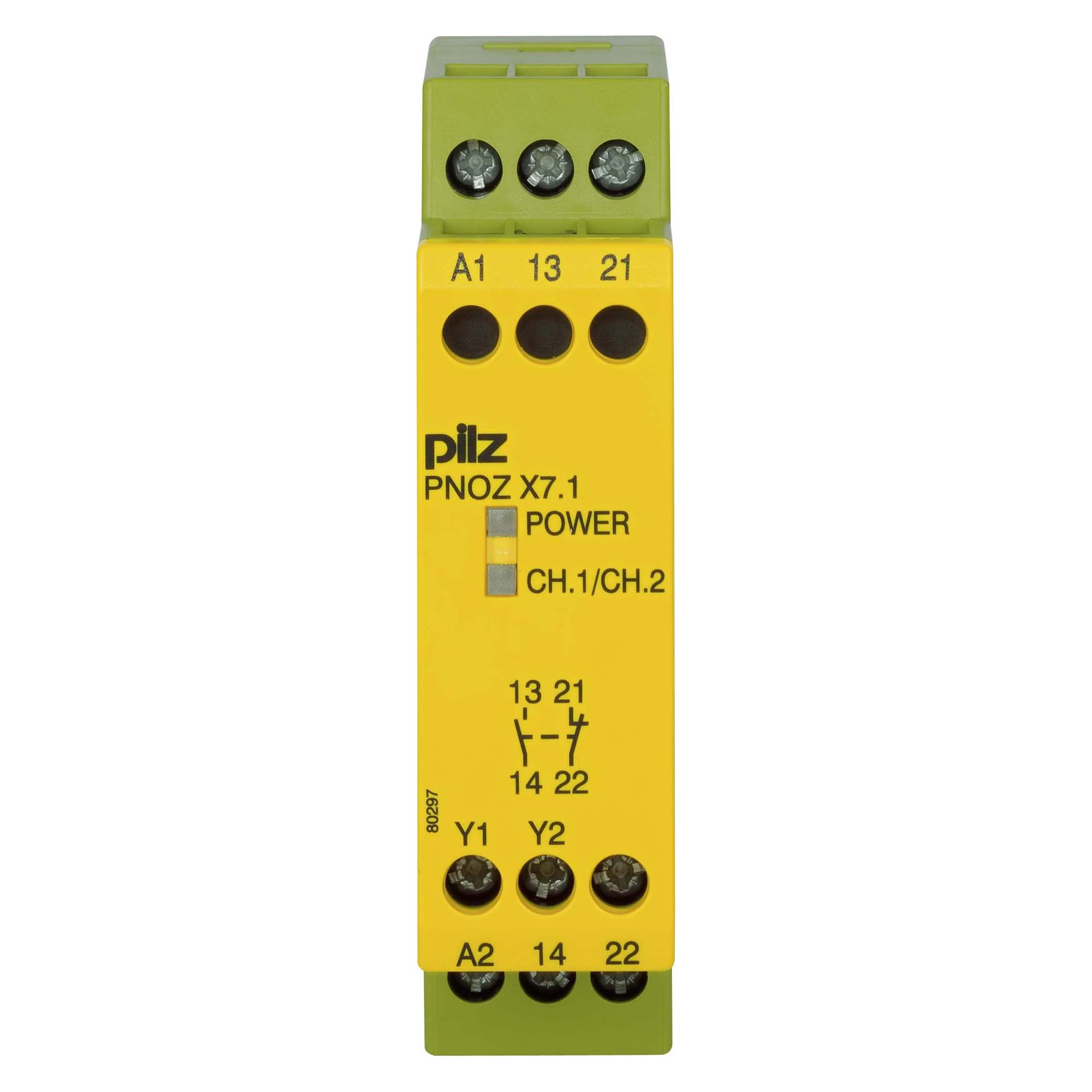 Pilz 774051 PNOZ X7.1 24VAC/DC 1n/o 1n/c (774051)