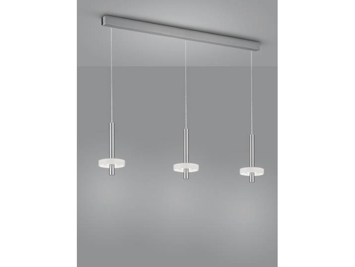 Helestra Pendelleuchte Kea 3-flammig - Nickel matt Minimalistisc
