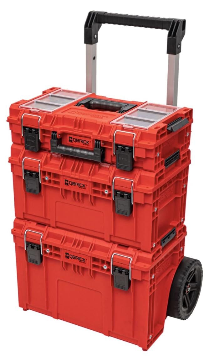 Qbrick Systeem PRIME SET RED ULTRA HD Custom met Gereedschapskist 150 Profi en Gereedschapskist 250 Vario